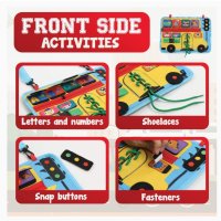 Училищен автобус Предучилищна образователна обучаваща играчка, снимка 3 - Образователни игри - 43856092