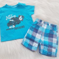 Къси панталони и тениска 0-3 месеца, снимка 3 - Комплекти за бебе - 28802715