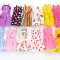  сет 10 бр рокля рокли  за кукла Барби играчка, снимка 5 - Други - 33467255