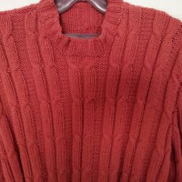 Ръчно плетен дамски пуловер, снимка 1 - Блузи с дълъг ръкав и пуловери - 34716150