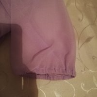 Елегантна лилава полупрозрачна блуза р-р Л, снимка 9 - Корсети, бюстиета, топове - 36804675