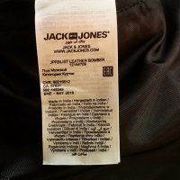 Jack & Jones JPRBLIST Leather BOMBER Lamb размер S естествена кожа 6-27, снимка 14 - Якета - 27109621