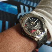 Уникален часовник HUBLOT MP-09 BIG BANG 49мм механичен клас 6А+, снимка 15 - Мъжки - 36991024
