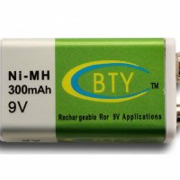 ANIMABG Презареждаща батерия 9V,PP3 ,6LR61, Ni-MH, снимка 1 - Батерии, зарядни - 44117188