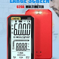 ANENG 620A Цифров интелигентен мултиметър,True RMS автоматичен измервател на електрически капацитет, снимка 1 - Друга електроника - 43171361