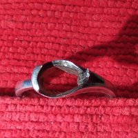 Стар сребърен пръстен сребро 925 Англия ръчна изработка с гнездо за вграждане на скъпоц. камък 25996, снимка 10 - Антикварни и старинни предмети - 35746628