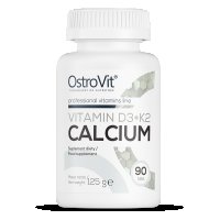 OstroVit  Витамин Д3+К2+Калций, 90 таблетки, снимка 1 - Хранителни добавки - 28245479