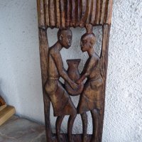 Африканска дърворезба, снимка 1 - Декорация за дома - 43093850