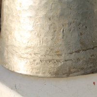 Стара медна ръчнокована кана за вода, снимка 12 - Други ценни предмети - 43533974