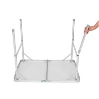 Сгъваема алуминиева маса за пикник и къмпинг, 120 х 60 см, снимка 12 - Къмпинг мебели - 43416365