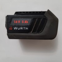 Батерия Вюрт M-Cube 18V 5 Ah и винтоверт Wurth ABS 18 Compact , снимка 2 - Винтоверти - 44132067