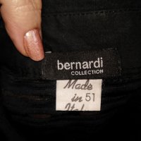 Дизайнерска еластична комбинирана риза" Bernardi" Italy / голям размер , снимка 3 - Ризи - 14269129