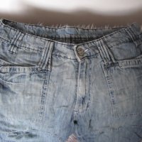 Къси дънки ID(Identic) Jeans талия 44 - ханш 50 см, снимка 2 - Дънки - 28471151