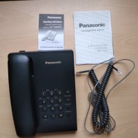 Стационарен телефон Panasonic KX-TS500FX, черен, снимка 2 - Стационарни телефони и факсове - 43285943