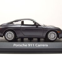 Porsche 911-996 1998 - мащаб 1:43 на Maxichamps моделът е нов в PVC дисплей-кейс, снимка 5 - Колекции - 43034982