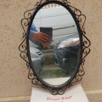 Огледало старо ковано желязо, снимка 1 - Огледала - 39454013