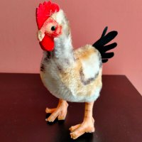 Колекционерска мека играчка Steiff Hen Chicken Пиле, снимка 8 - Колекции - 37744054