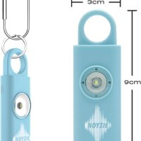 Лична аларма за безопасност със сирена и светлина, ключодържател, синя, снимка 6 - Други стоки за дома - 43341491