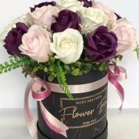 Кутия със сапунени рози, снимка 10 - Романтични подаръци - 35248273