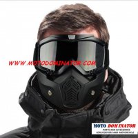 Мото маска Black -D/Smoce визьор, снимка 2 - Аксесоари и консумативи - 27954570