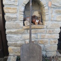 Стара дървена лопата за печене на Хляб -100 годишна, снимка 1 - Други ценни предмети - 43925214