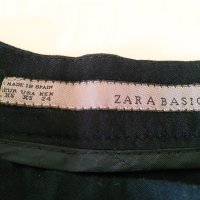 Нова елегантна пола Zara размер XS тъмно синя, снимка 2 - Поли - 43762606