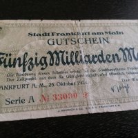 Банкнота - Германия - 50 000 000 000 марки | 1923г., снимка 3 - Нумизматика и бонистика - 33273463