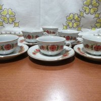 Стар български порцелан чашки за кафе барок , снимка 9 - Антикварни и старинни предмети - 42963030