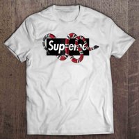 Мъжка тениска Supreme Gucci принт Всички размери, снимка 2 - Тениски - 26947978