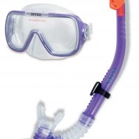 Комплект шнорхел и очила INTEX, снимка 1 - Водни спортове - 37754442