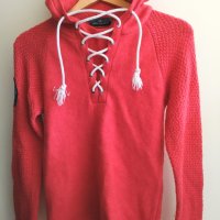 Мерино Пуловер Amundesn merino wool, вълна анорак, снимка 1 - Блузи с дълъг ръкав и пуловери - 43762706