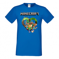 Мъжка тениска майнкрафт Minecraft 5,Minecraft,Игра,Забавление,подарък,Изненада,Рожден Ден., снимка 4 - Тениски - 36495159