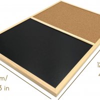 Kомбинирана дъска Сreative home Memo черна магнитна и коркова дъска табло за бележки, снимка 8 - Други - 39512061