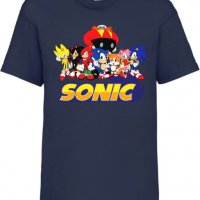 Детска тениска Sonic and friends 002,Соник,Игра,Изненада,Подарък,Празник,Повод, снимка 2 - Детски тениски и потници - 37434989