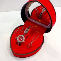 Дамски подаръчен комплект JESOU Collection кутия сърце с огледало / 4756, снимка 8 - Подаръци за жени - 35672910