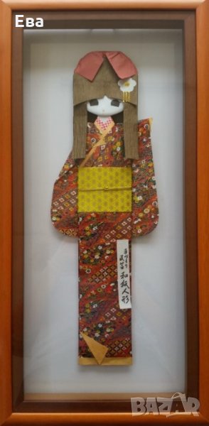Традиционна Японска кимоно кукла Shinri (shiogami) нингьо, снимка 1