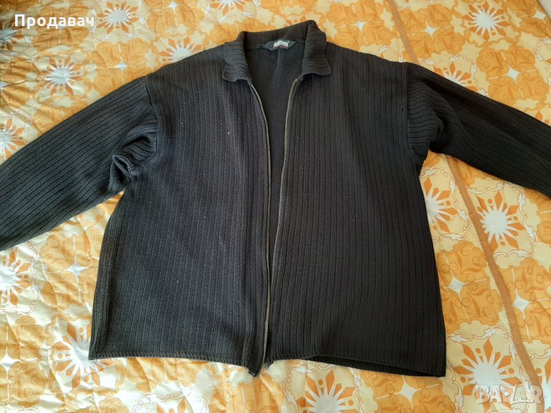 Черна жилетка с цип , снимка 1