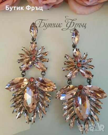 Обеци кристали холи, снимка 1