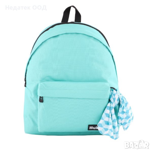 Раница My Way, С бандана подсилен гръб, 36х14х45см, Тюркоазена, снимка 1