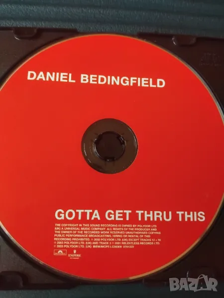 Daniel Bedingfield – Gotta Get Thru This - оригинален диск музика, снимка 1