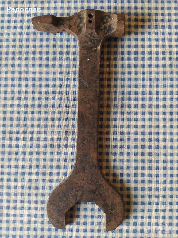 стар ключ от ЗИП за картечница Максим, снимка 1