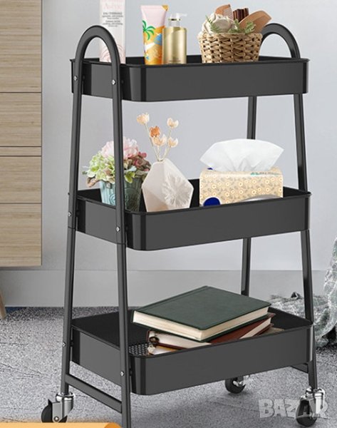 метална етажерка на колелца, снимка 1