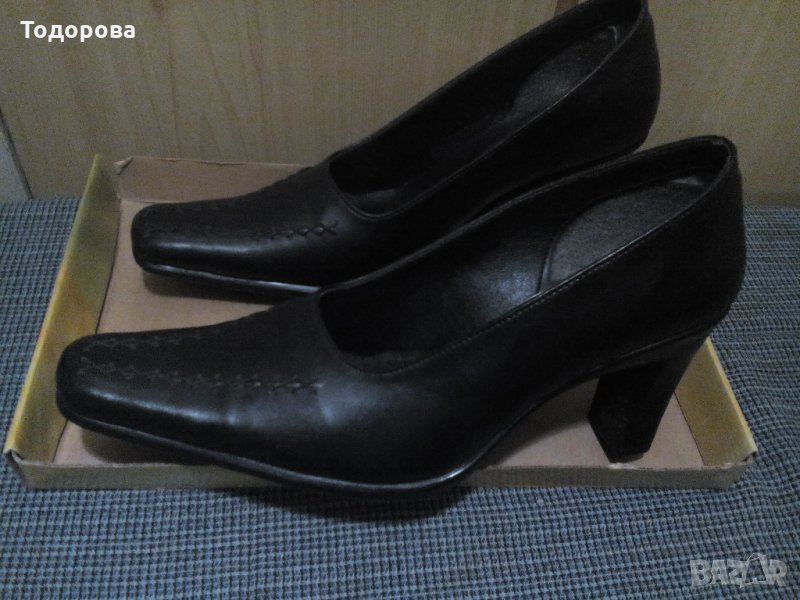 Дамски обувки от естествена кожа № 39, снимка 1