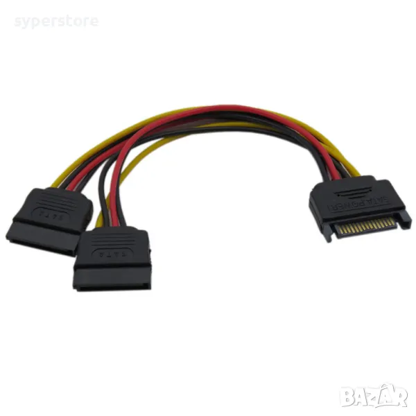 Преходник от Sata  към 2хSata Digital One SP01012, 0,15m, Sata to 2 Sata, Сата към 2хСата, снимка 1