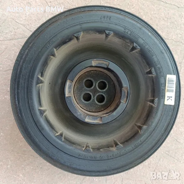 Демпферна шайба BMW E60 E61 E63 E65 525d 530d 535d 630d 635d 730d 330d 335d БМВ Е60 Е61 Е65 E90 E91, снимка 1