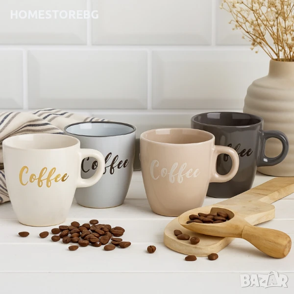 ☕️ Керамична чаша Coffee – 220 мл стил и уют във всяка глътка! , снимка 1