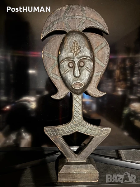 Африканска Дървена фигура Кота Бакота, снимка 1