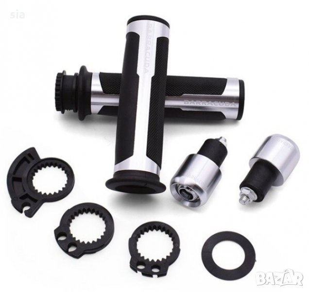 Дръжка за мотоциклет, ръкохватки за мотор,- 281 - графит, снимка 1