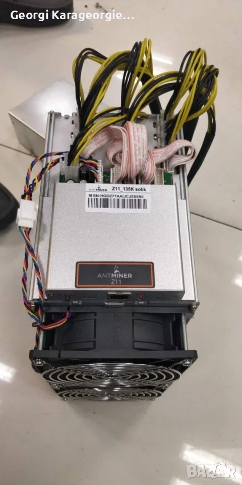 2 Броя Antminer Z11 135 ksol, снимка 1