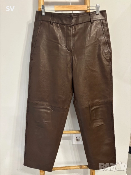 Massimo Dutti кожен панталон - овча кожа, снимка 1